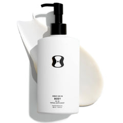 oneskin BODY OS-01 peptide lotion bottle; hydrating moisturizer for sensitive skin.