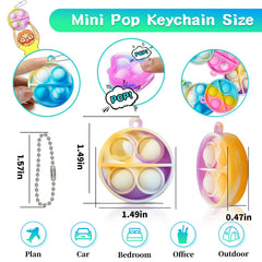 ONKULL mini fidget toys in hand: soft silicone, satisfying pop for calm focus.
