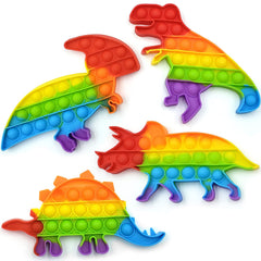 Only U packaging for the dinosaur pop fidget set, gift-ready.