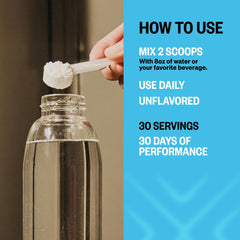 Close-up of ONNIT Creatine Monohydrate Powder label highlighting IGENTM testing.