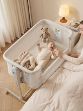 ONTHEWEI Baby Bassinet bedside sleeper in assembly with sturdy anti-wobble frame for safe night care