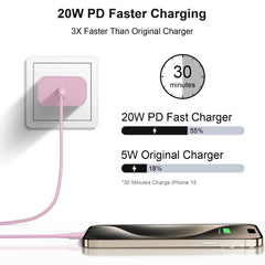 ONXROM 10ft USB-C to C cable extends charging reach