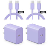 ONXROM 20W USB-C charger front view for fast charging