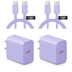 ONXROM 20W USB-C charger front view for fast charging