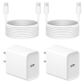 ONXROM 20W USB-C charger with 6ft cable for quick iPhone charging.