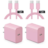 ONXROM 20W USB-C charger block powering iPhone 17 safely