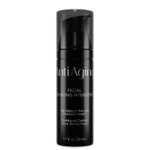 Onyx anti-aging face tanning lotion bottle provides a hydrating base for indoor tanning.