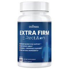 Oohma new male-enhancing supplement bottle, convenient daily use for potential performance support.
