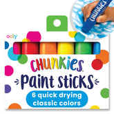 OOLY Chunkies paint sticks front view for mess-free kids art projects