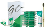 Opalescence Go 15 trays close-up, prefilled whitening trays for seven treatments.
