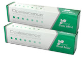 Opalescence toothpaste pack2 cool mint label highlights gluten-free formula for daily care.