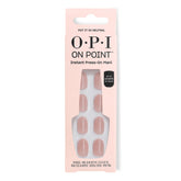 OPI On Point Put It In Neutral nail set with 24 tips for a seamless fit.