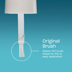 OPI Star Light LED lamp curing GelColor base coat for fast results.