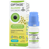 Optase Allegro bottle with multidose design for easy, controlled lubrication.