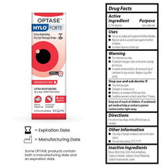 HYLO Forte dropper tip ready for precise dosing on sensitive eyes