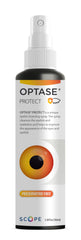 Optase Protect eyelid spray nozzle showing easy, no-rub application for irritated lids