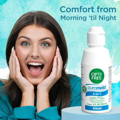 Opti-Free Puremoist soft contact lenses for everyday comfort