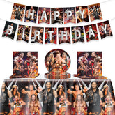 Optiacan wrestling plates 20-pack, sturdy disposable dinnerware for easy cleanup.