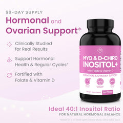 Optify Inositol capsules close-up showing vegan capsules and clean label.