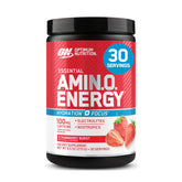 Optimum Nutrition Amino Energy jar front display showing energy boost for workouts