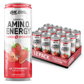 Optimum Nutrition Amin.O. Energy juicy strawberry can boosts focus and hydration on the go.