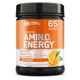 Optimum Nutrition Amino Energy orange cooler bottle front for a refreshing pre workout boost