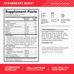 Optimum Nutrition Amino Energy scoop-dispense demonstrates convenient serving of amino acids.