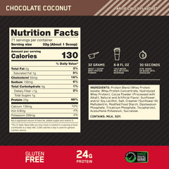 Optimum Nutrition Gold Standard whey shaker ready for quick post-workout shakes.