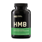 Optimum Nutrition HMB 1000 bottle-front view shows 1 g per capsule for quality