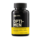 Optimum Nutrition Opti-Men bottle front showcasing daily multivitamin for active men