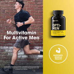 Optimum Nutrition Opti-Men label back with ingredient list