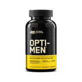 Optimum Nutrition Opti-Men bottle front highlighting branding and daily immune support.