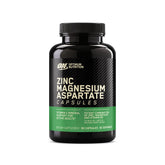 Optimum Nutrition Zinc Magnesium Aspartate bottle supporting daily immune and energy needs.