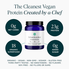 Ora Organic label close-up showing 16 superfoods and organic sourcing