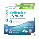 Oracoat XyliMelts blister packaging keeps dry mouth relief portable.