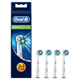 Oral-B Cross Action heads pack close-up with replacement option for Oral-B users