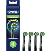 Oral-B CrossAction head black front view for easy replacement