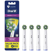Oral-B CrossAction replacement head with angled bristles for deeper clean
