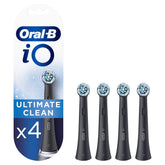 Oral-B iO Ultimate Clean head 4-pack for hygienic replacements.