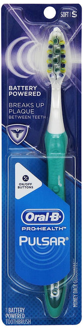 Oral-B Pro-Health Pulsar handle with ergonomic grip for comfortable brushing.