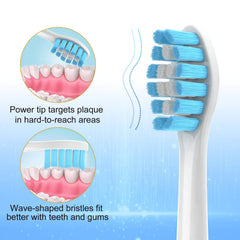 OralClass heads are individually wrapped for hygiene and travel.