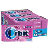 Orbit Bubblemint bulk pack open view for on-the-go freshness