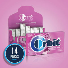 Orbit Bubblemint minty-fresh pack highlights long-lasting flavor on the go