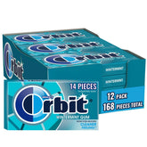 Orbit Wintermint bulk pack displaying 168 pieces for long-lasting freshness.