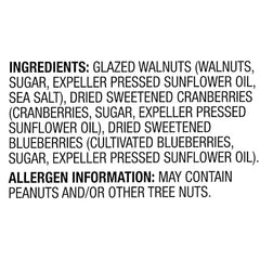 Orchard Valley Harvest glazed walnuts berries on salad bowl, highlighting crunch and flavor for meals.