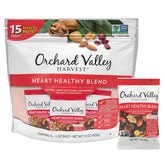 Orchard Valley Harvest Heart Healthy Blend 15-pack bag, ideal for on-the-go snacking.