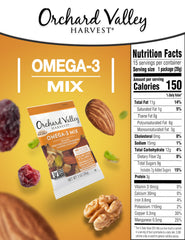 Orchard Valley Harvest Omega-3 Mix almonds and pistachios offer a crunchy, satisfying bite.