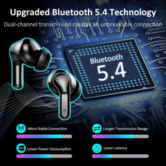 Ordtop Earbuds deliver up to 8 hours playback per charge for on-the-go listening.