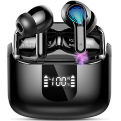 Ordtop Earbuds case with dual LED display shows charging status at a glance.
