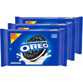 OREO chocolate sandwich cookies front pack, dunk-worthy and shareable for gatherings
